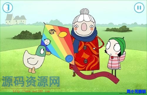 sarah and duck 莎拉和鸭子动画萨拉和乖乖鸭 共三季包含中文...