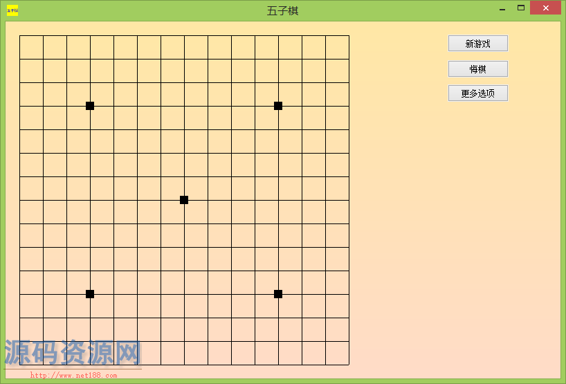 [棋牌源码]五子棋单机版源代码VC++（棋盘可改变大小