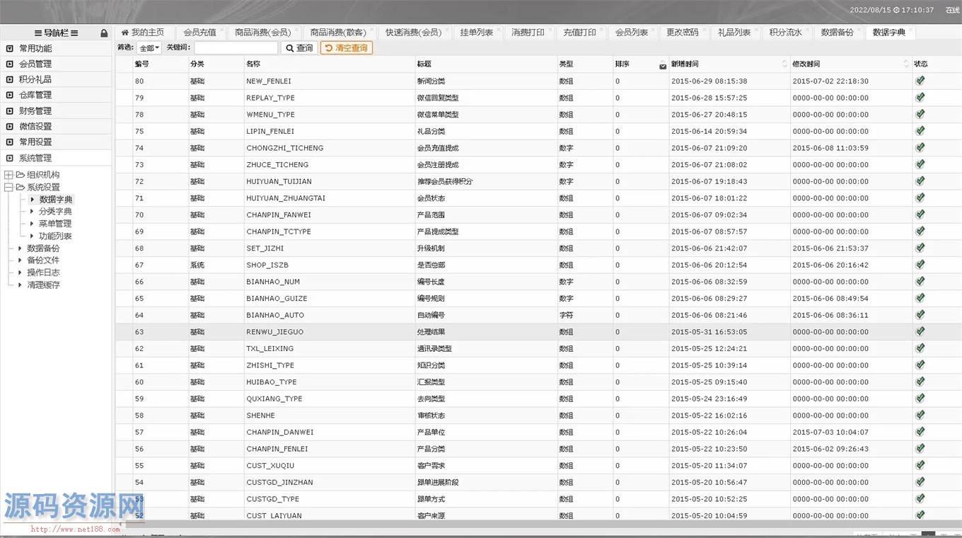 thinkphp美容SPA管理系统源码带文字安装教程