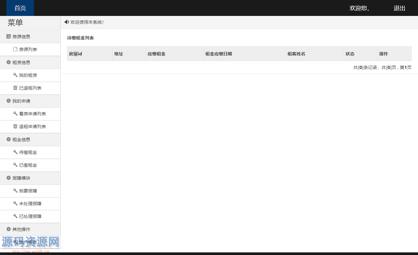 JAVA房屋租赁系统源码 房屋房源出租管理系统源码