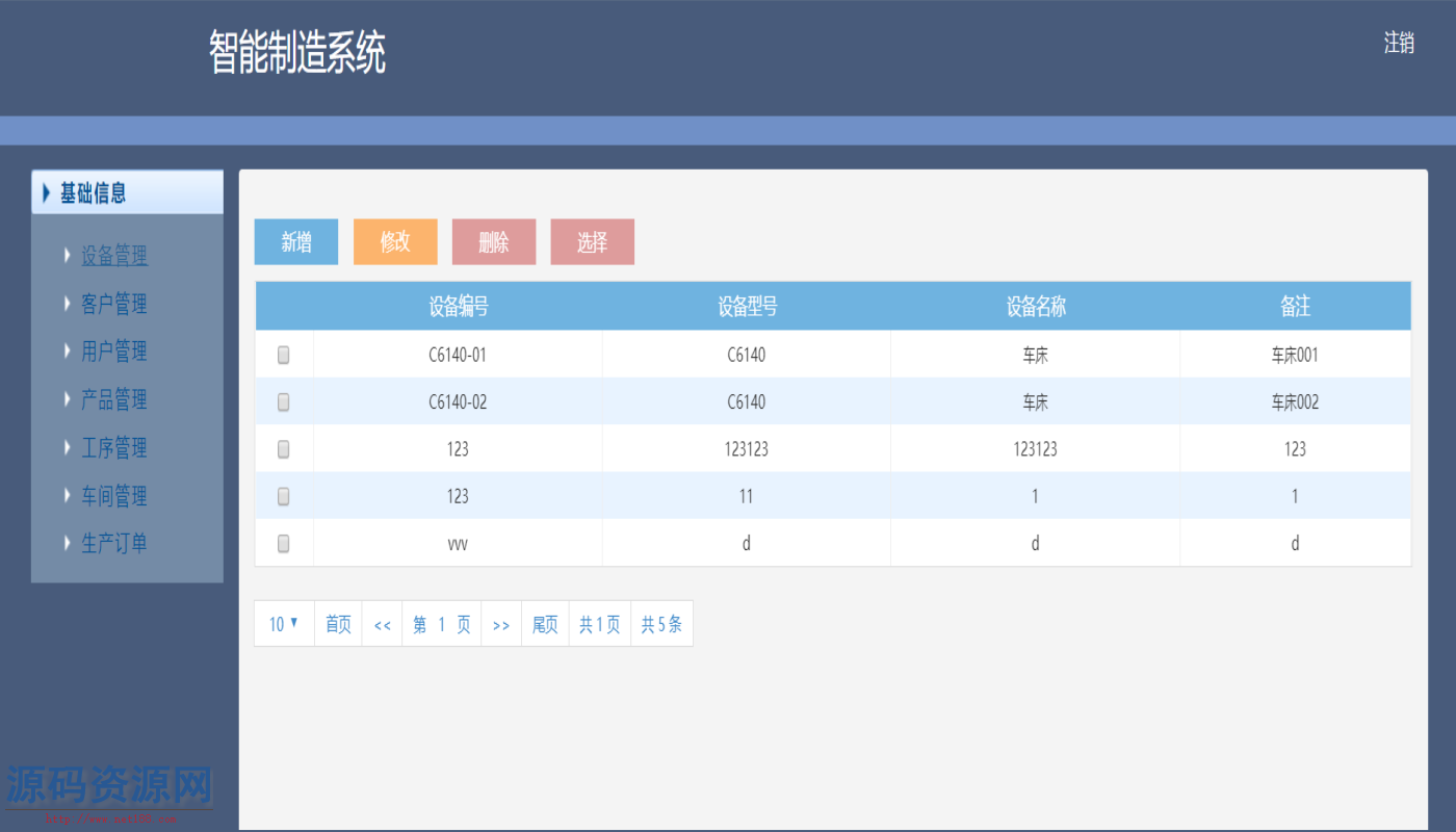 基于SSM的java智能制造系统源码