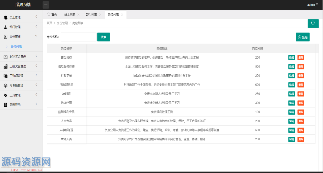 Java版ssm企业工资管理系统源码