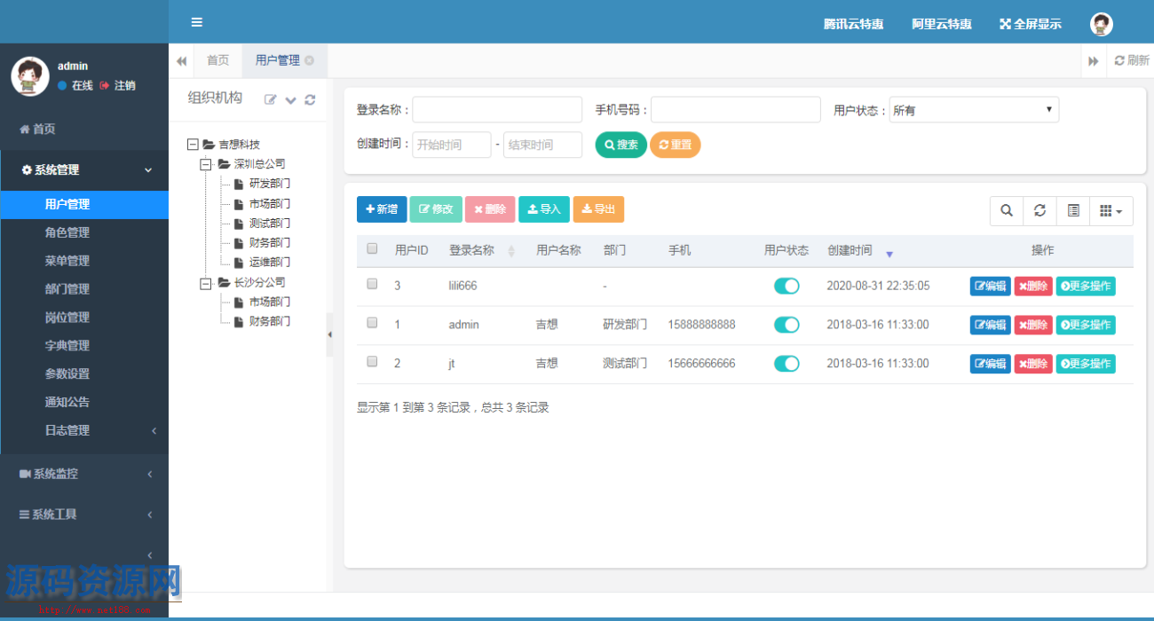 SpringBoot敏捷开发框架源码带文档