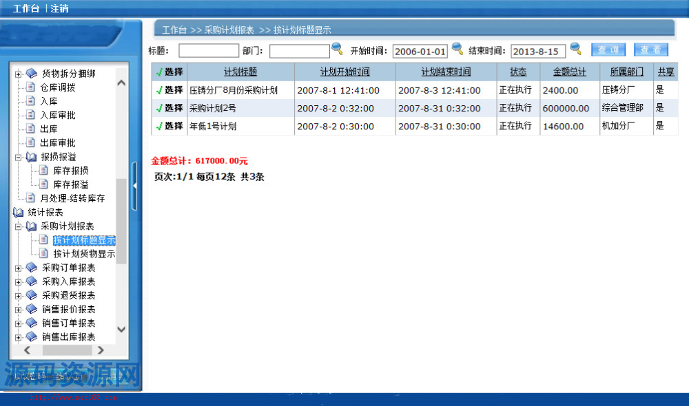 ASP.NET带审核功能进销存管理系统源码