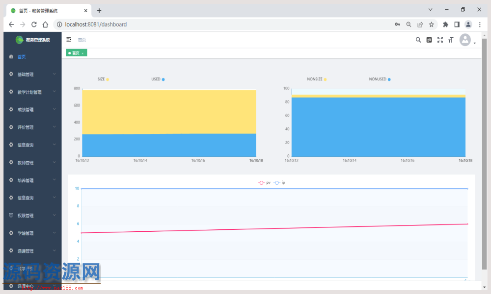 SpringBoot+Shiro+mybatis教务管理系统源码