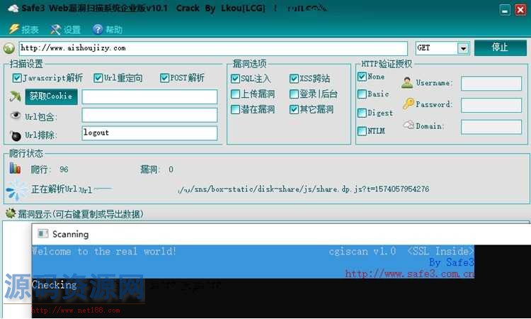 网站漏洞一键检测神器 站长工具