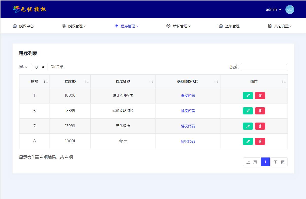 无忧多应用授权系统,无忧多域名授权源码,无忧多网站授权源码