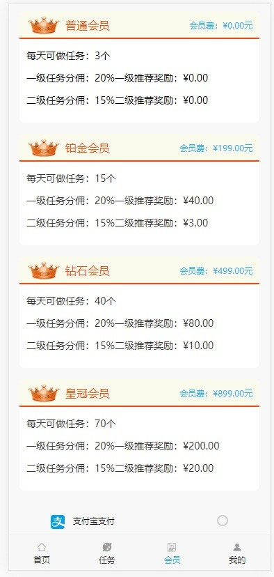 Thinkphp短视频点赞关注评论任务悬赏接单平台源码