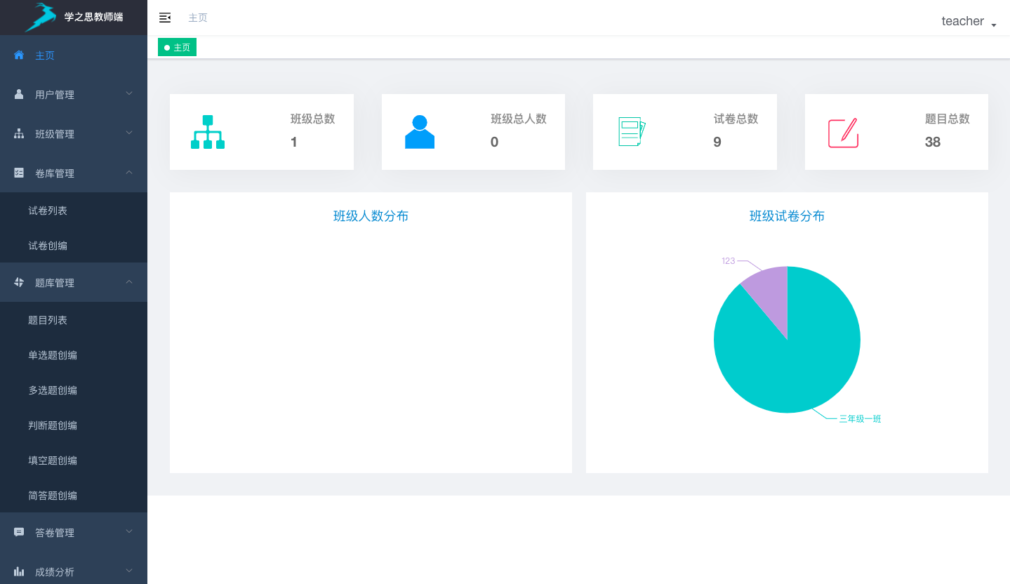 一款前后端分离具备H5、小程序、APP、PC端的开源考试系统
