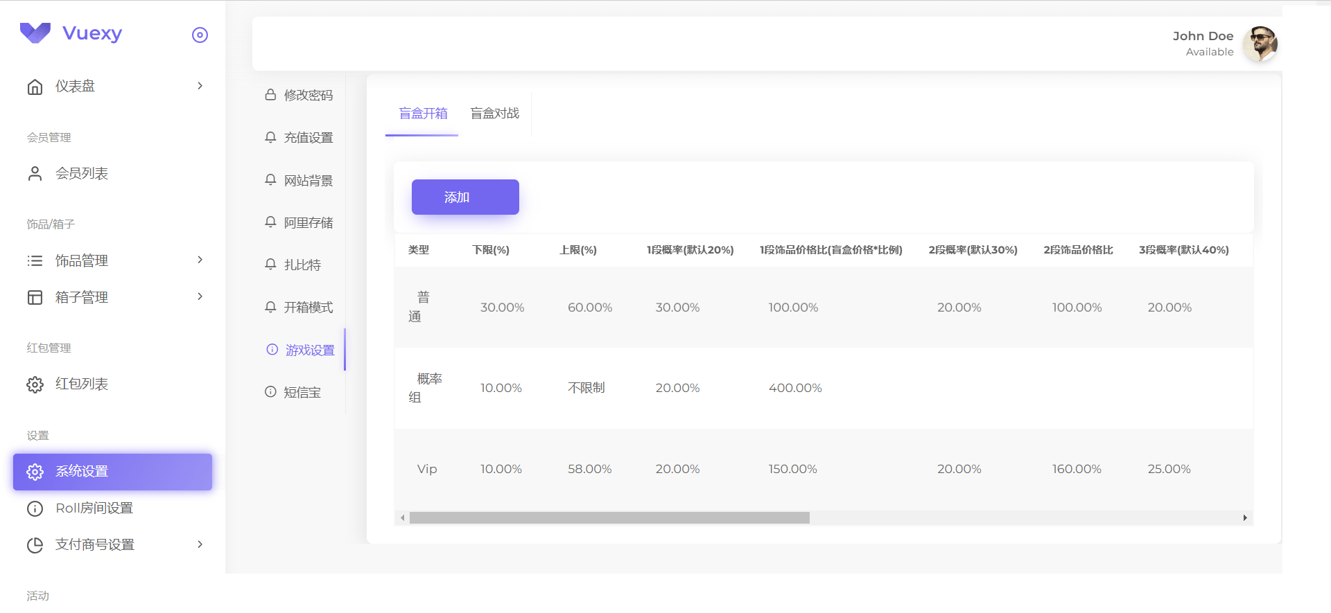 盲盒开箱源码、潮物盲盒商城源码、盲盒商城源码、仿CSGO盲盒开箱源码