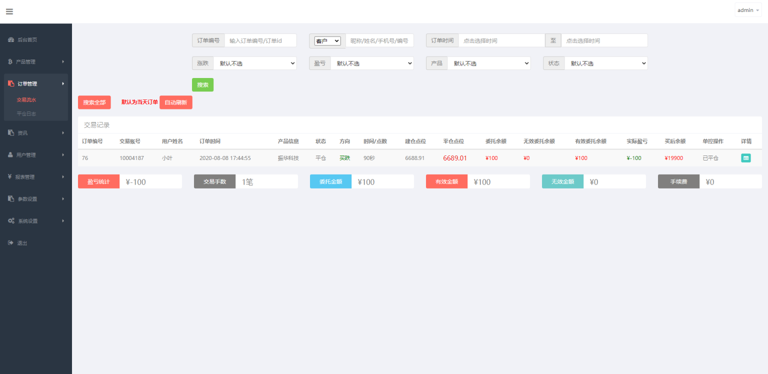 8月新版微盘系统正常K线全开源无加密[带有安装说明]