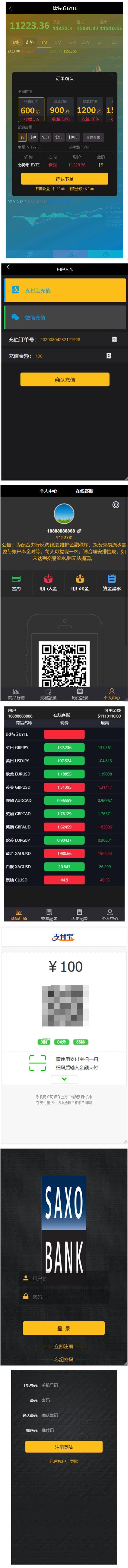 最新修复版本微盘外汇系统含正常K线源码分享 全套源码 后台可风控