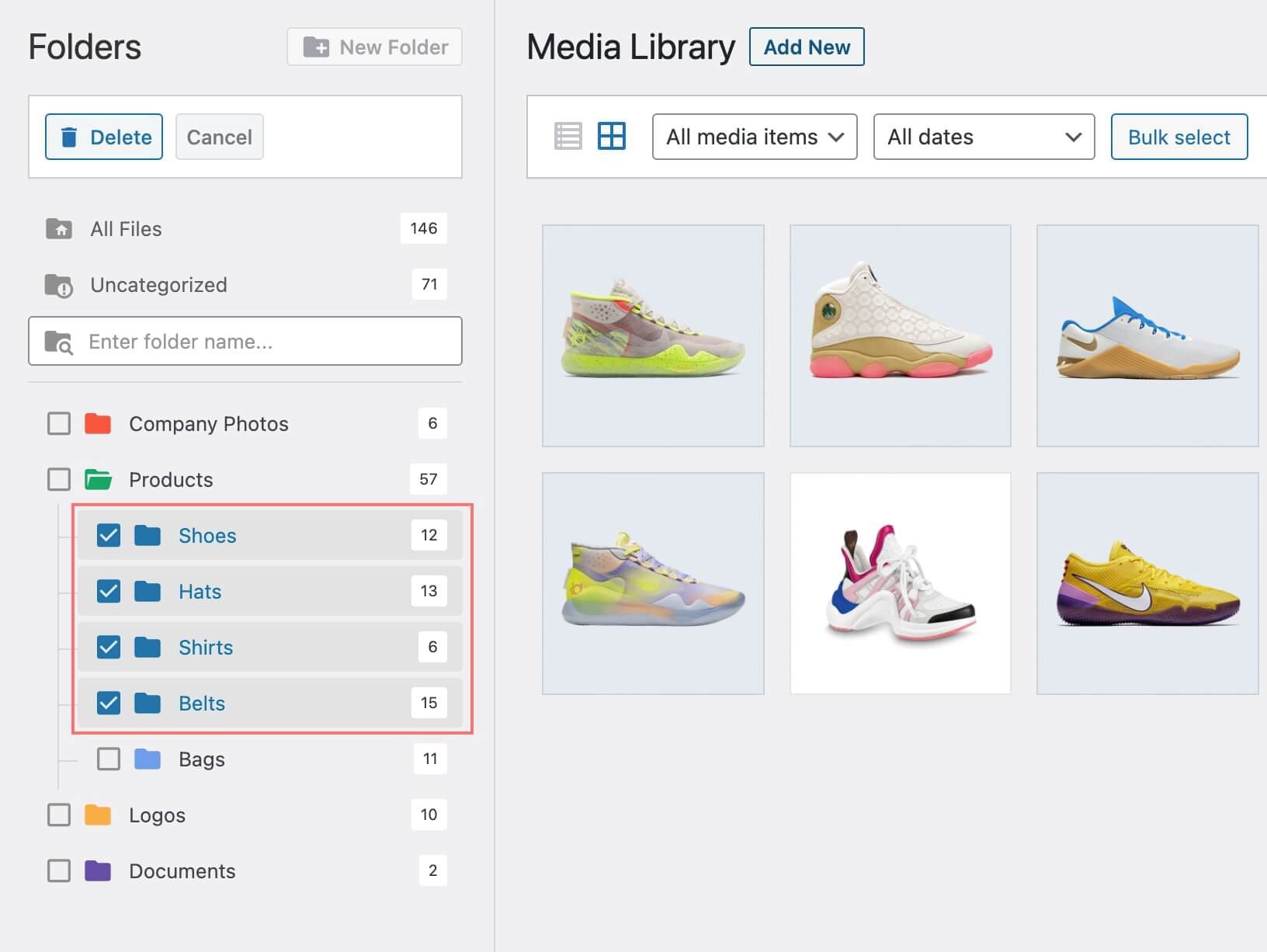 WordPress 媒体库文件夹管理插件 FileBird v5.5.4和谐版下载