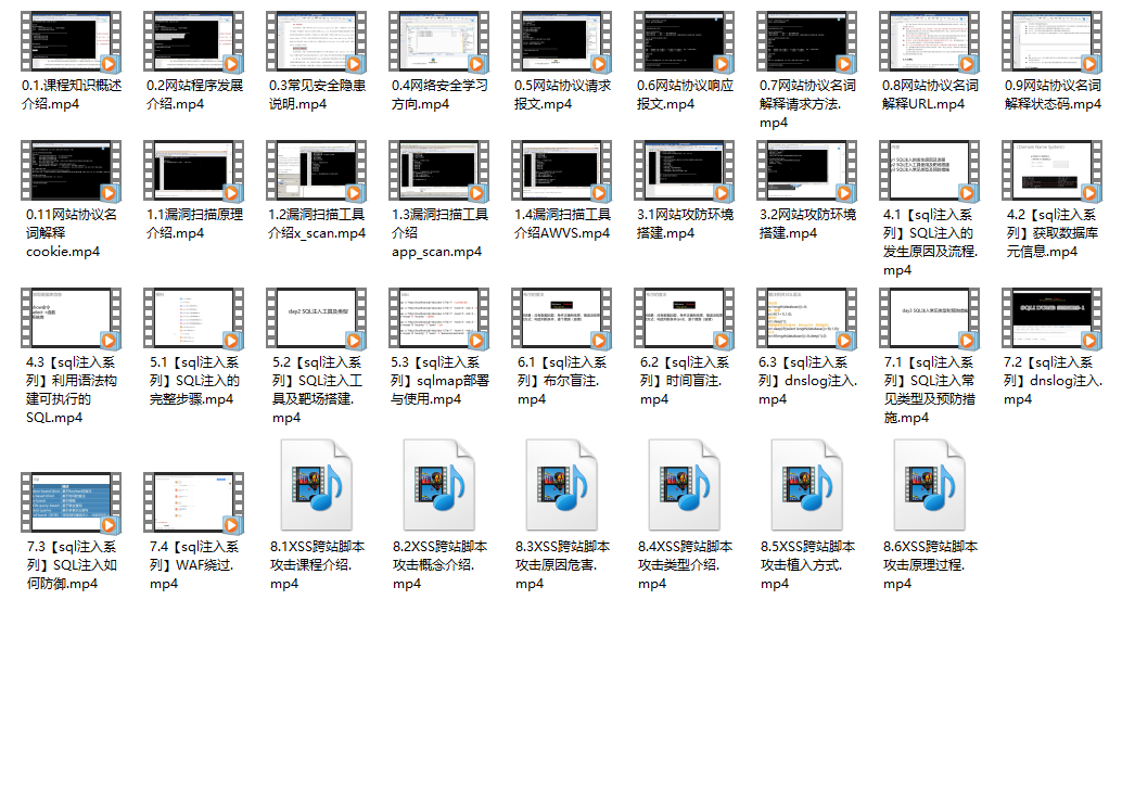 [网络安全]web安全教学视频