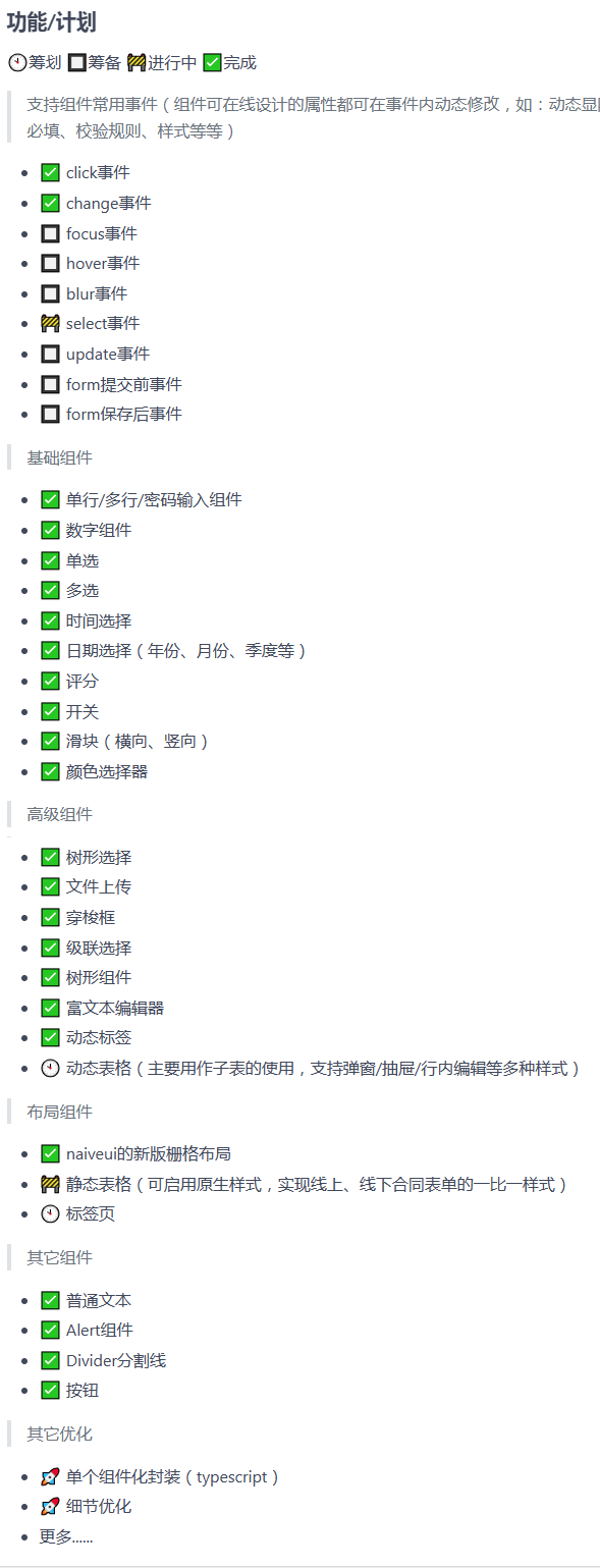 基于 Vue3.0、Vite、Naive UI 表单生成器
