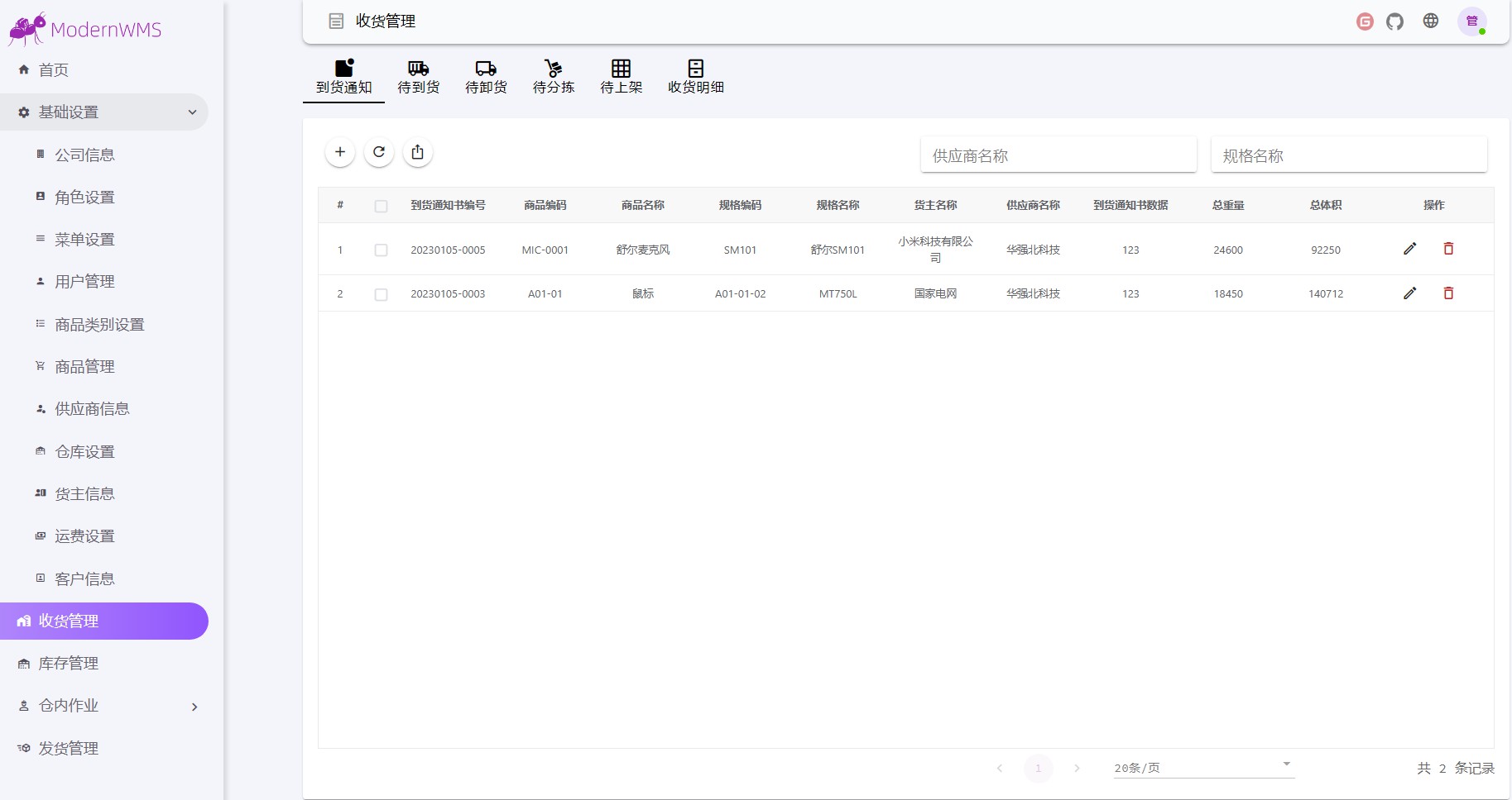 asp.net源码一套商业级WMS仓库管理系统源码