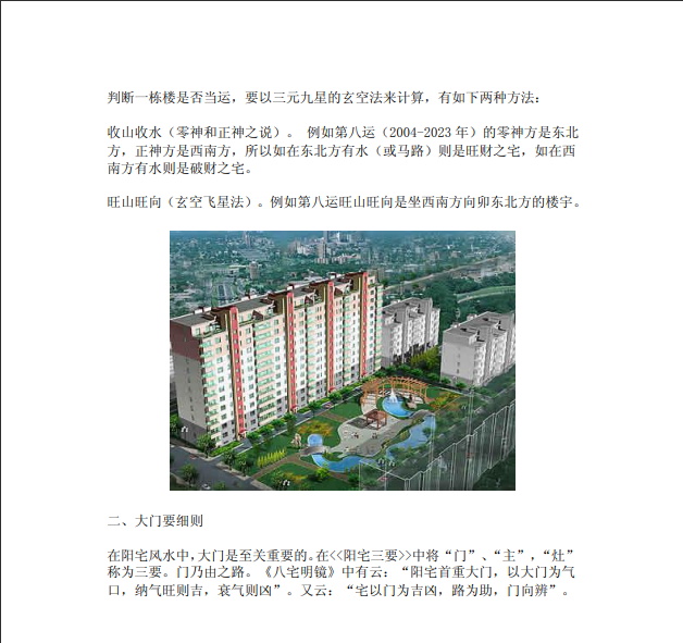 [风水学核心资料]买房看风水(经典)PDF文档