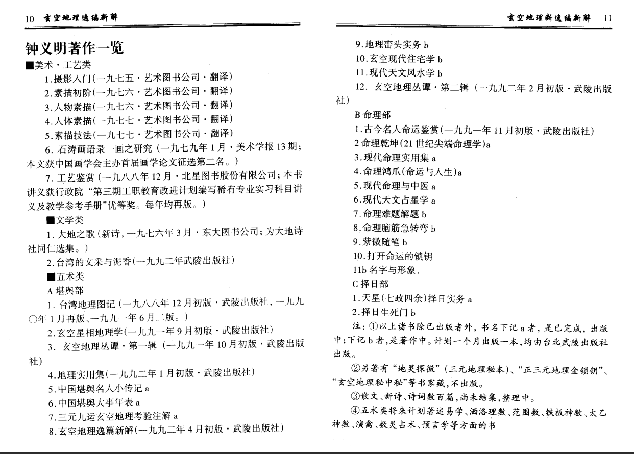 [风水学核心资料]钟义明+玄空地理逸篇新解(上下)PDF文档