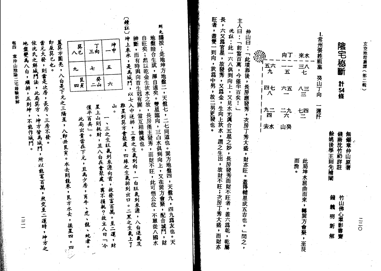 [风水学核心资料]钟义明--章仲山阴阳二宅录验新解PDF文档