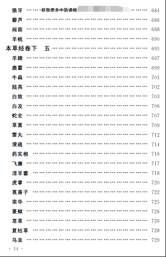 中医古籍孤本精选--本草经考注PDF文档