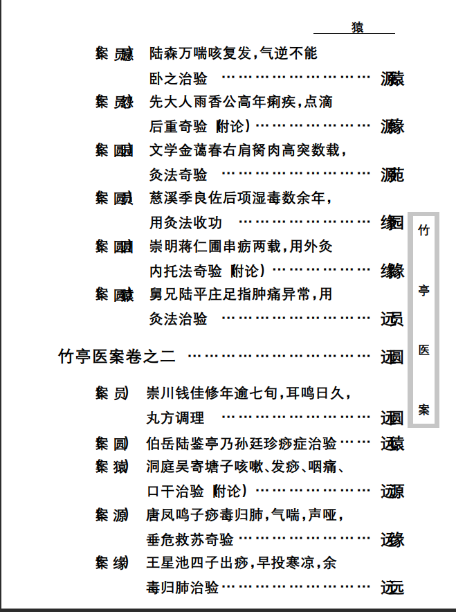 中医古籍珍稀抄本精选--竹亭医案（上册）PDF文档
