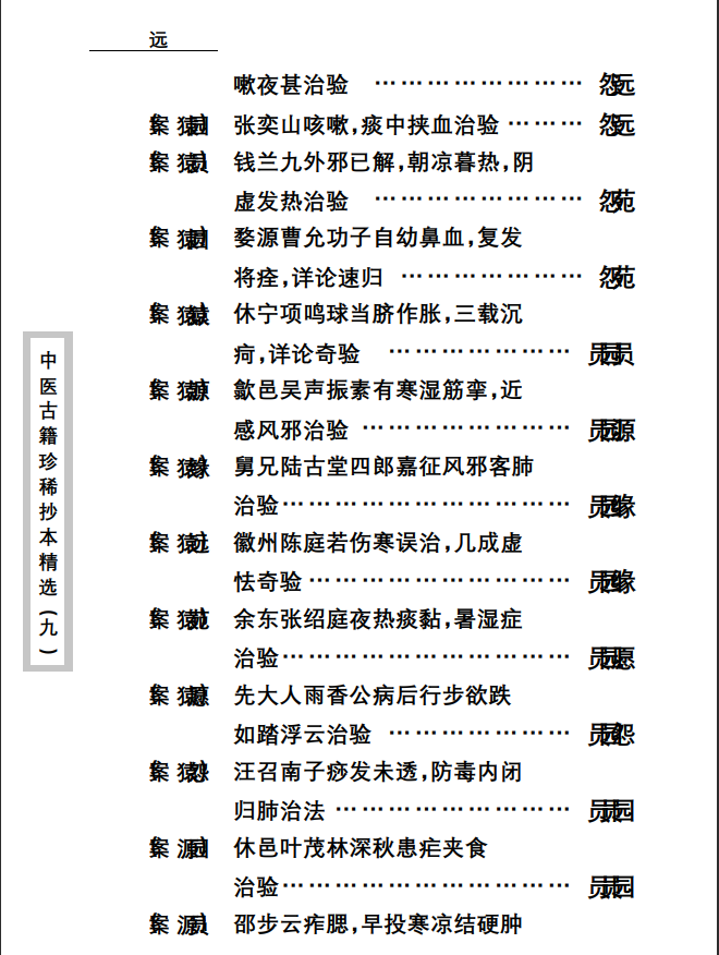 中医古籍珍稀抄本精选--竹亭医案（上册）PDF文档