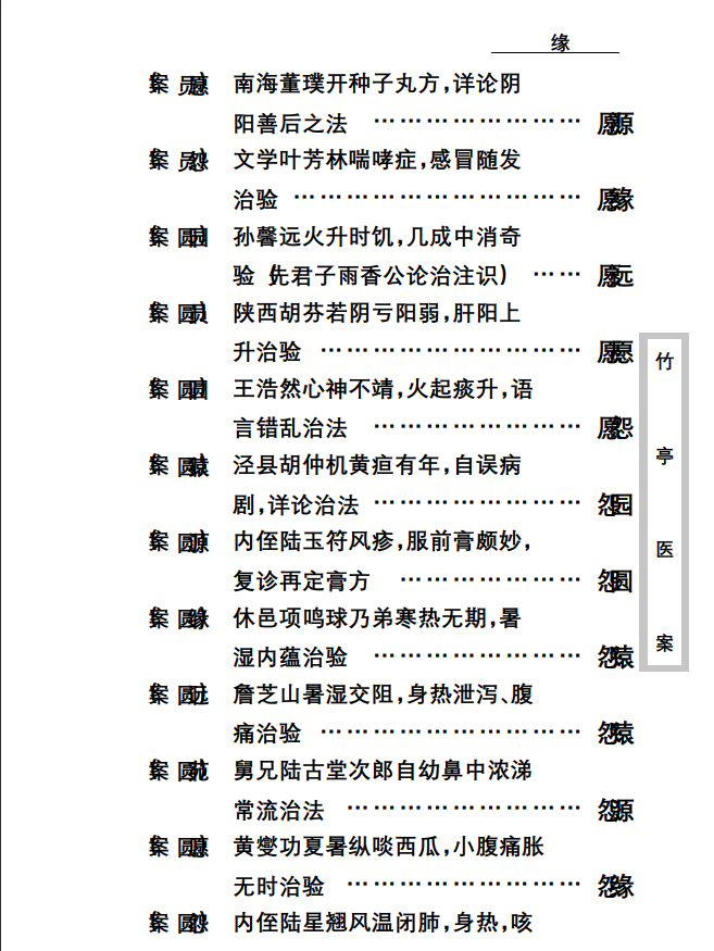 中医古籍珍稀抄本精选--竹亭医案（上册）PDF文档