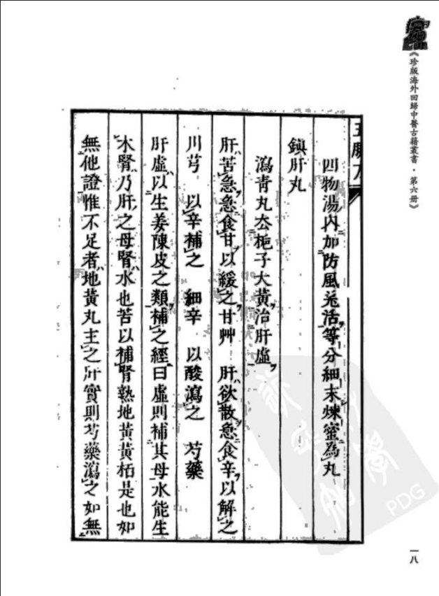 [中医古籍][珍版海外回归中医善本古籍丛书系列]珍版海外回归中医古籍丛书第6册PDF文档 ...