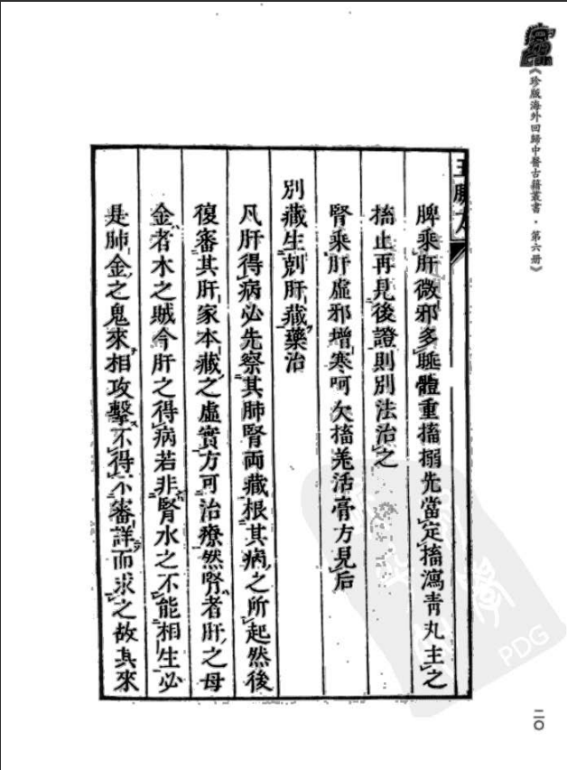 [中医古籍][珍版海外回归中医善本古籍丛书系列]珍版海外回归中医古籍丛书第6册PDF文档 ...
