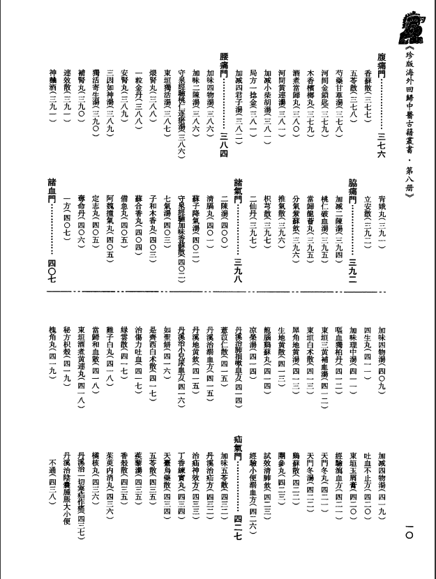 [中医古籍][珍版海外回归中医善本古籍丛书系列]珍版海外回归中医古籍丛书第8册PDF文档 ...