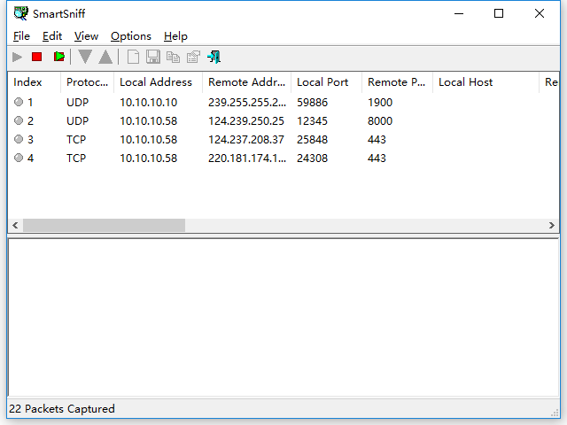 网络抓包工具Smsniff-x64 SmartSniff v2.25 数据包捕获软件