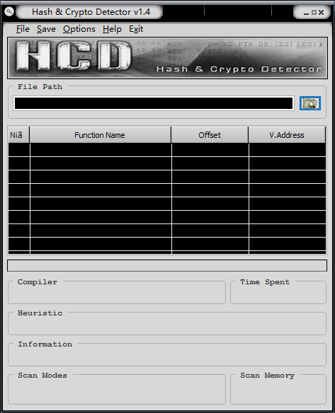 检测二进制文件中加密算法的工具Hash & Crypto Detector v1.4