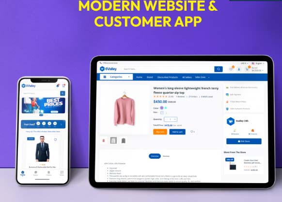 免授权php – 跨境电商在线商城 – 完整的电子商务APP端和web端程序 6Valley 14.2 ...