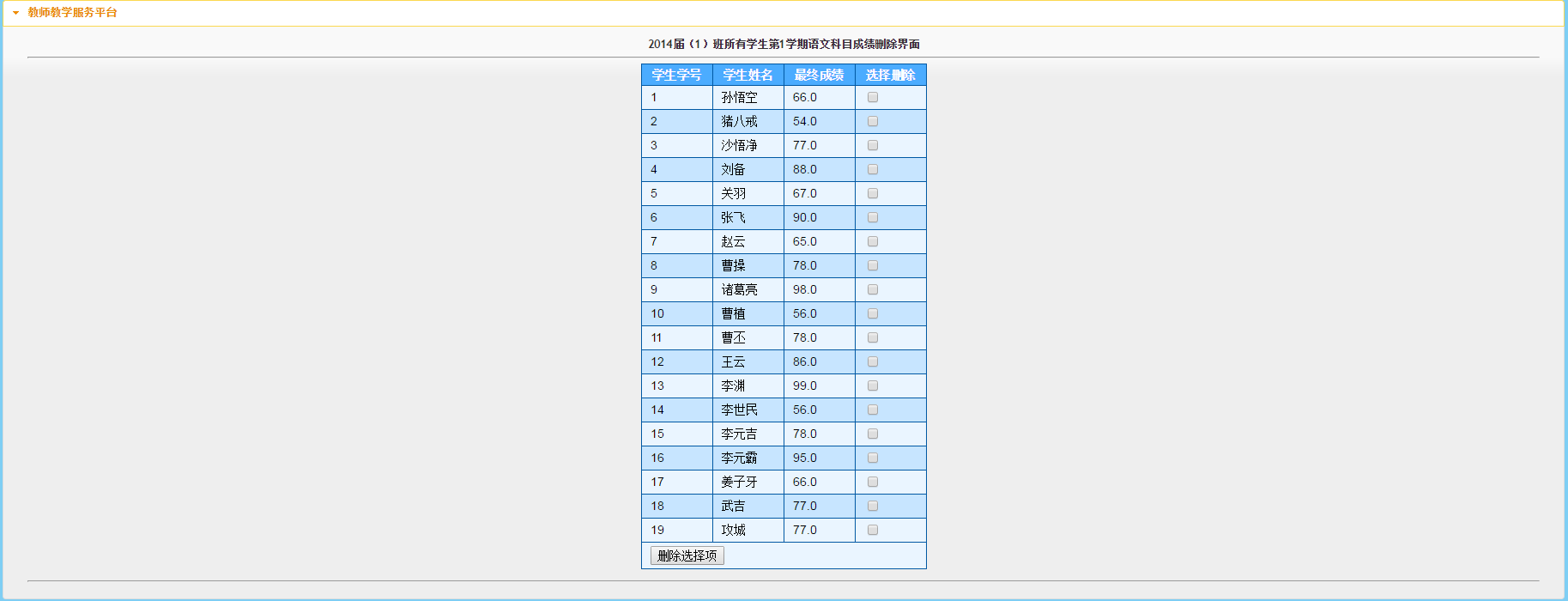 一款非常美的学生成绩管理系统源码 学生成绩管理分析系统 java源码