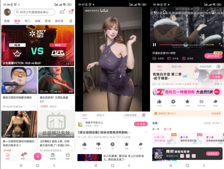 哔哩哔哩内置解锁大会员画质 番剧限制