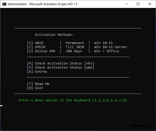 KMS激活脚本多合一Microsoft Activation v3.2