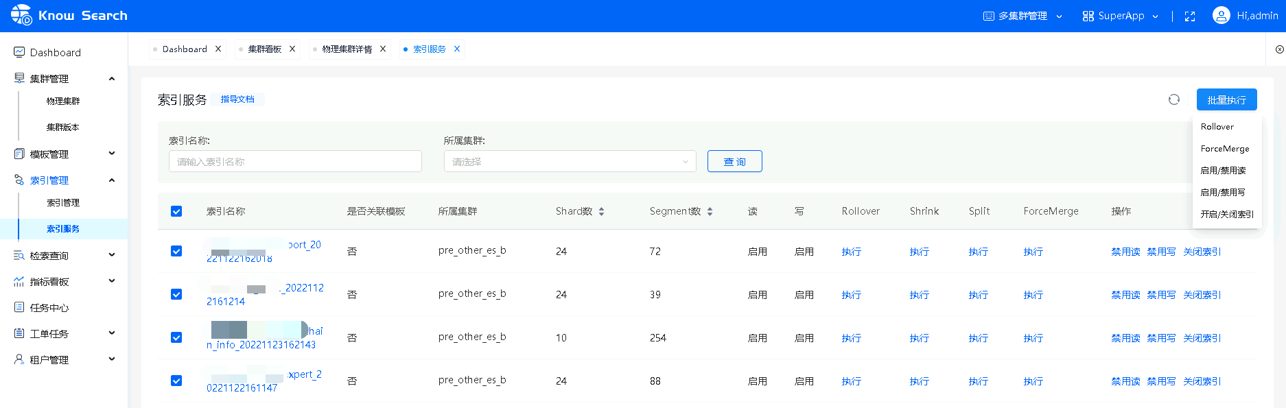 面向Elasticsearch研发与运维人员，围绕集群、索引构建的零侵入、多租户的Elasticsearch GUI管控平台 ...