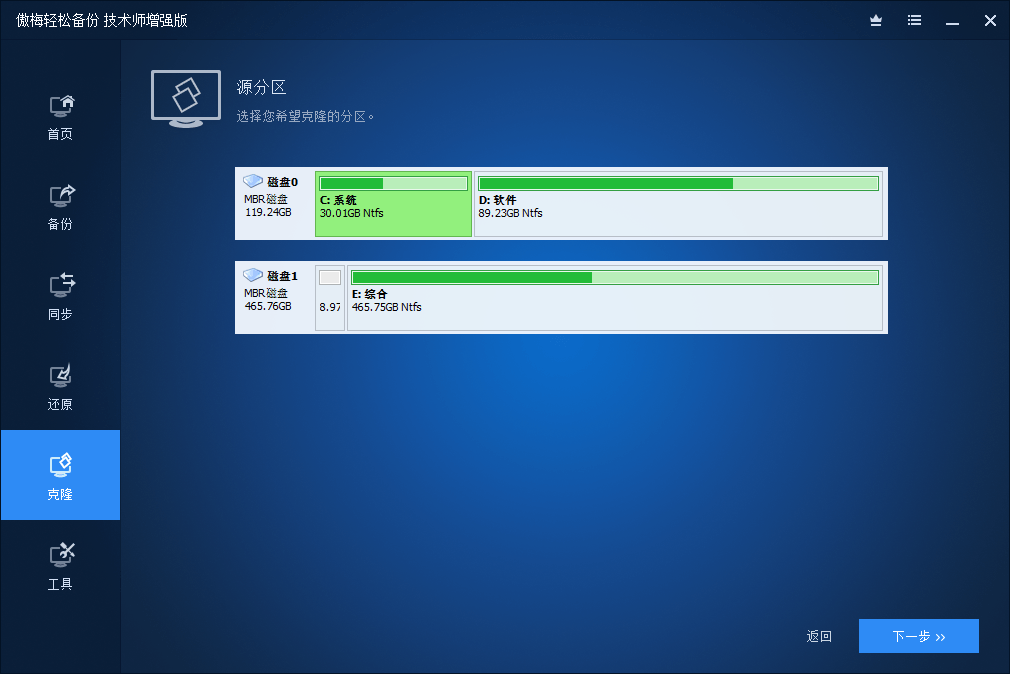 傲梅轻松备份破解版AOMEI Backupper v7.5.0
