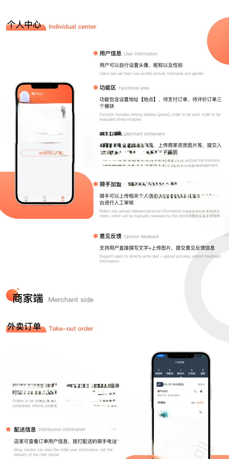 外卖系统的全套解决方案（后台+UNIAPP版） 包含美食下单、外卖配送、连锁餐饮、扫码点餐等模块的外卖配送系 ...