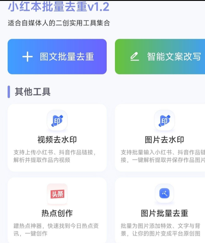 小红本批量改写v1.2