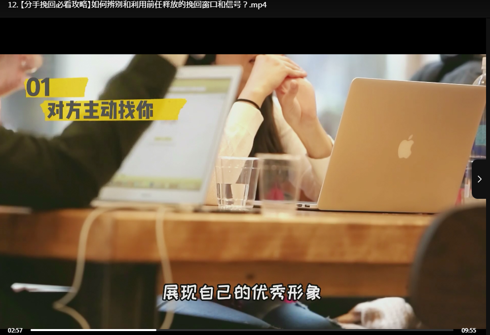 分手挽回视频课程【非常实用】