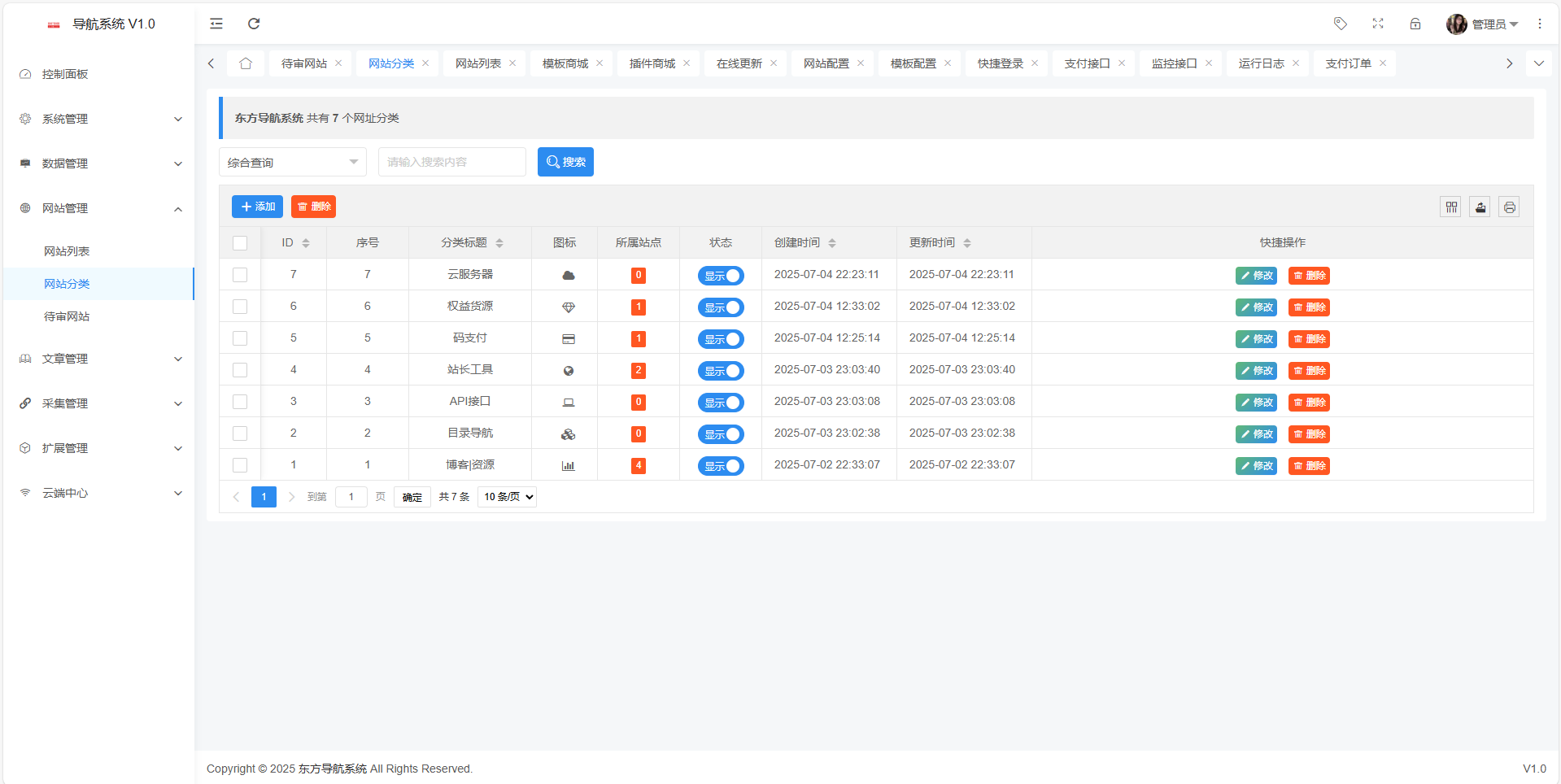 PHP东方导航系统V1.0