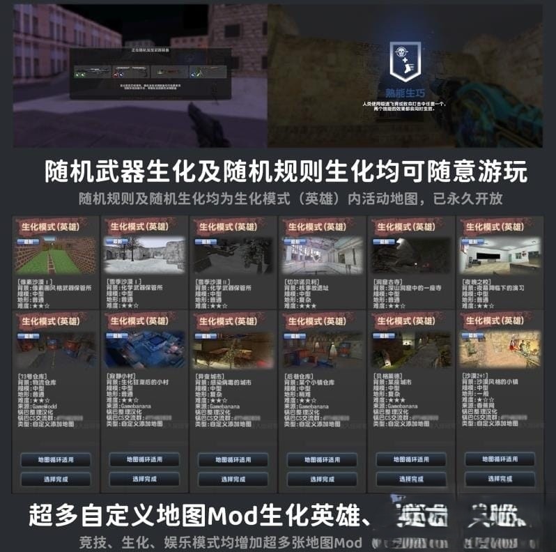  CSOL单机版超智能Al机器人陪玩大灾变Z生化模式全模式绝对武力
