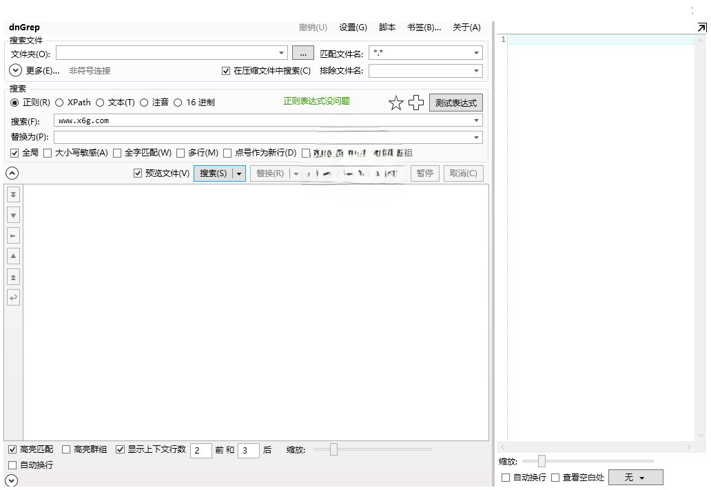 dnGrep文件搜索v4.5.41绿色版