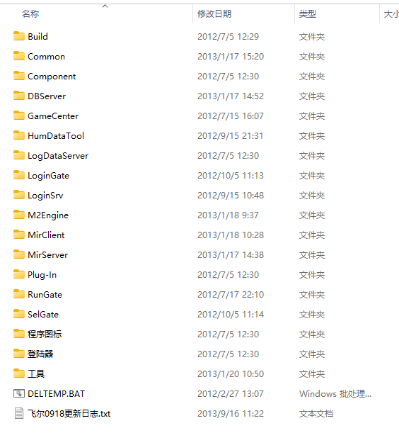 GOM20150118（Fir源码GameOfMir）+登录配置器源码（delphi源码）