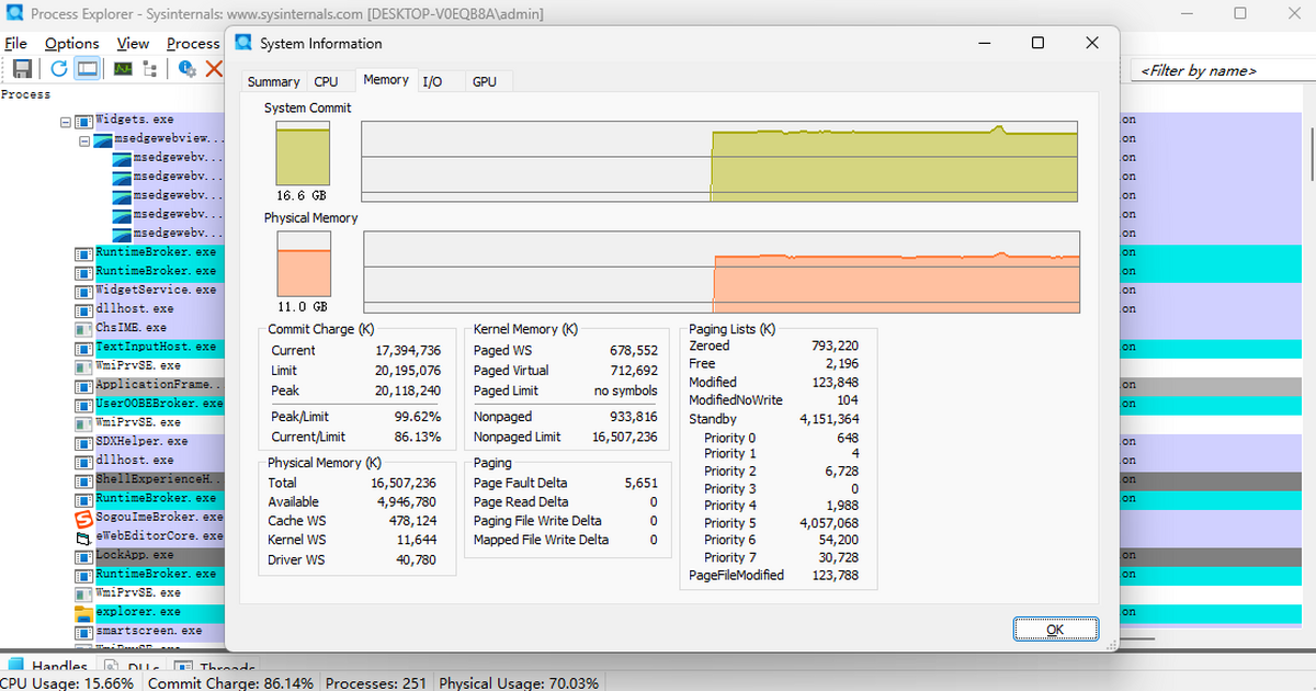 Process Explorer procexp64.17.06