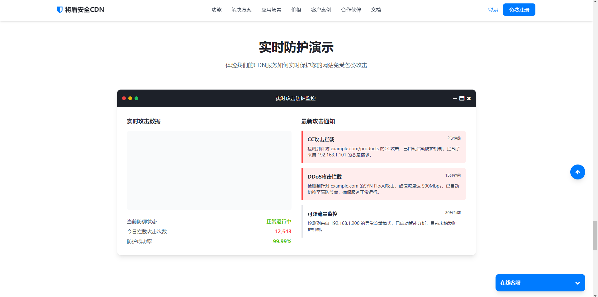 CDN销售单页php源码 给朋友定制的 企业科技风格 免费分享给大家对接的LECDN 你们自己 ... ...