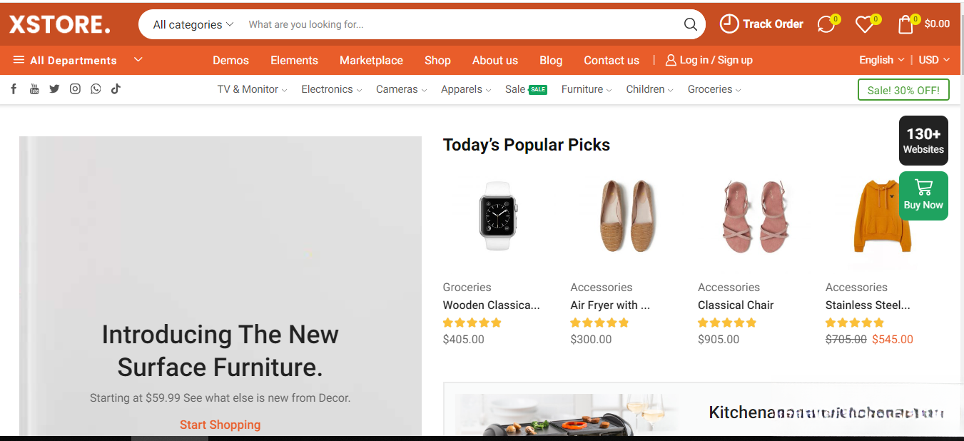 WordPress主题–Xstore v9.5.1 Woocommerce主题 破解版