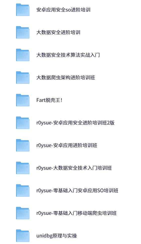 r0ysue(肉丝)安卓逆向全系列课程153G 