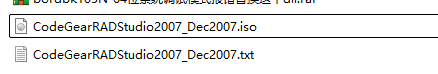 CodeGearRADStudio2007_Dec2007（大小4.2GB)